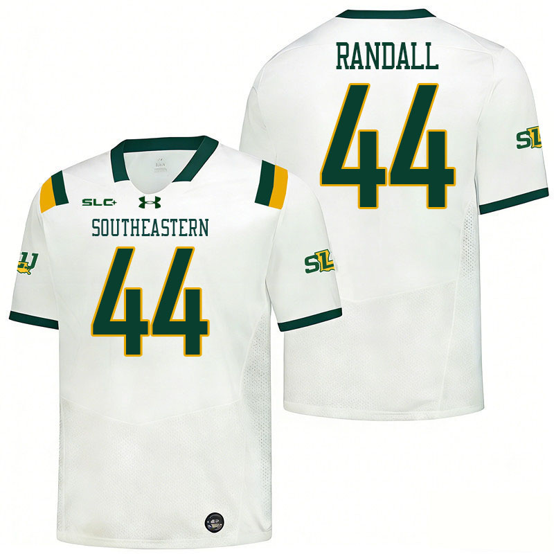 Southeastern Louisiana Lions #44 Joshua Randall College Football Jerseys,Uniforms Stitched-White